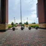 Texas Rangers Stadium Custom Bollards Image